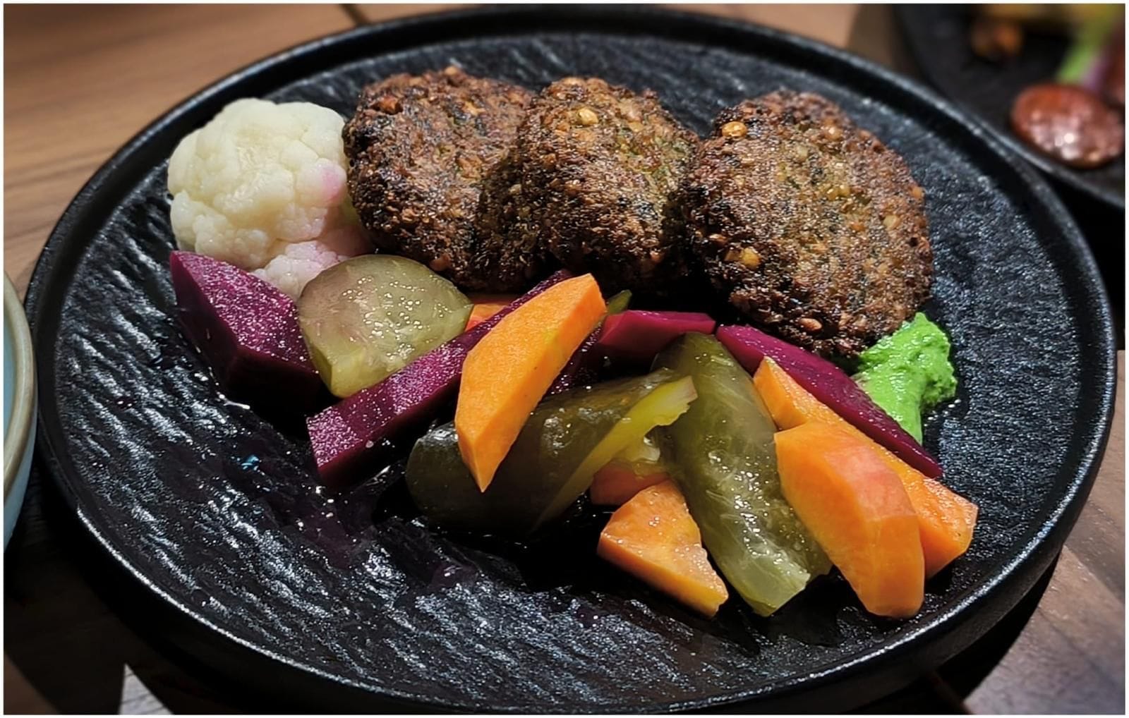 Falafel and pickles